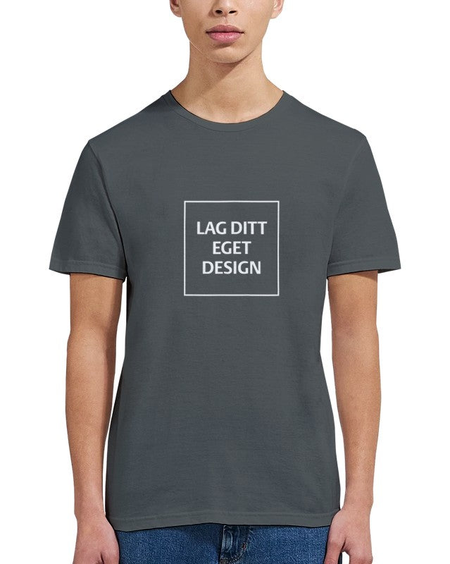 Klassisk unisex-t-shirt med rund hals för eget tryck | Designa din egen t-shirt