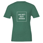 Premium unisex-t-shirt med rund hals | Designa din egen med eget tryck