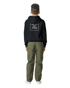 Mjuk Huvtröja för Ungdom med Eget Tryck | Midweight Fleece Hoodie