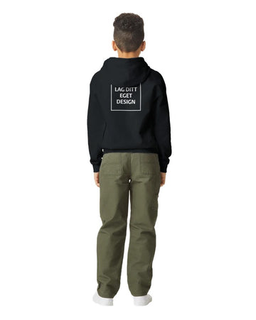 Mjuk Huvtröja för Ungdom med Eget Tryck | Midweight Fleece Hoodie