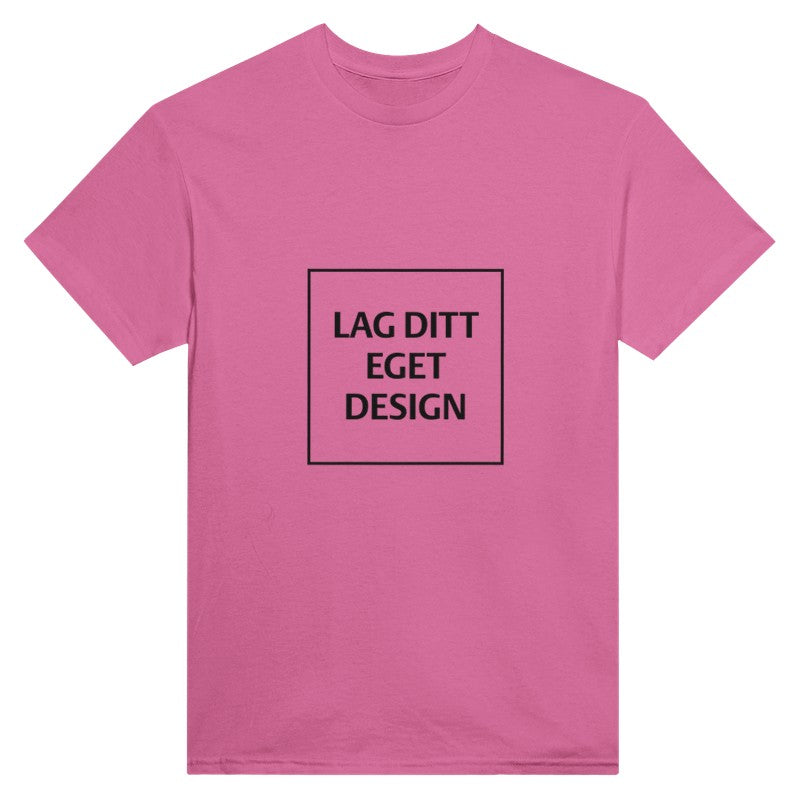 Designa din egen t-shirt med tryck | Robust unisextröja med rund hals