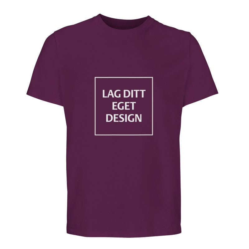 Designa din egen ekologiska unisex-T-shirt | T-shirt med eget tryck