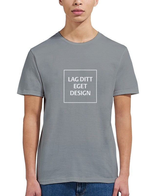 Klassisk unisex-t-shirt med rund hals för eget tryck | Designa din egen t-shirt