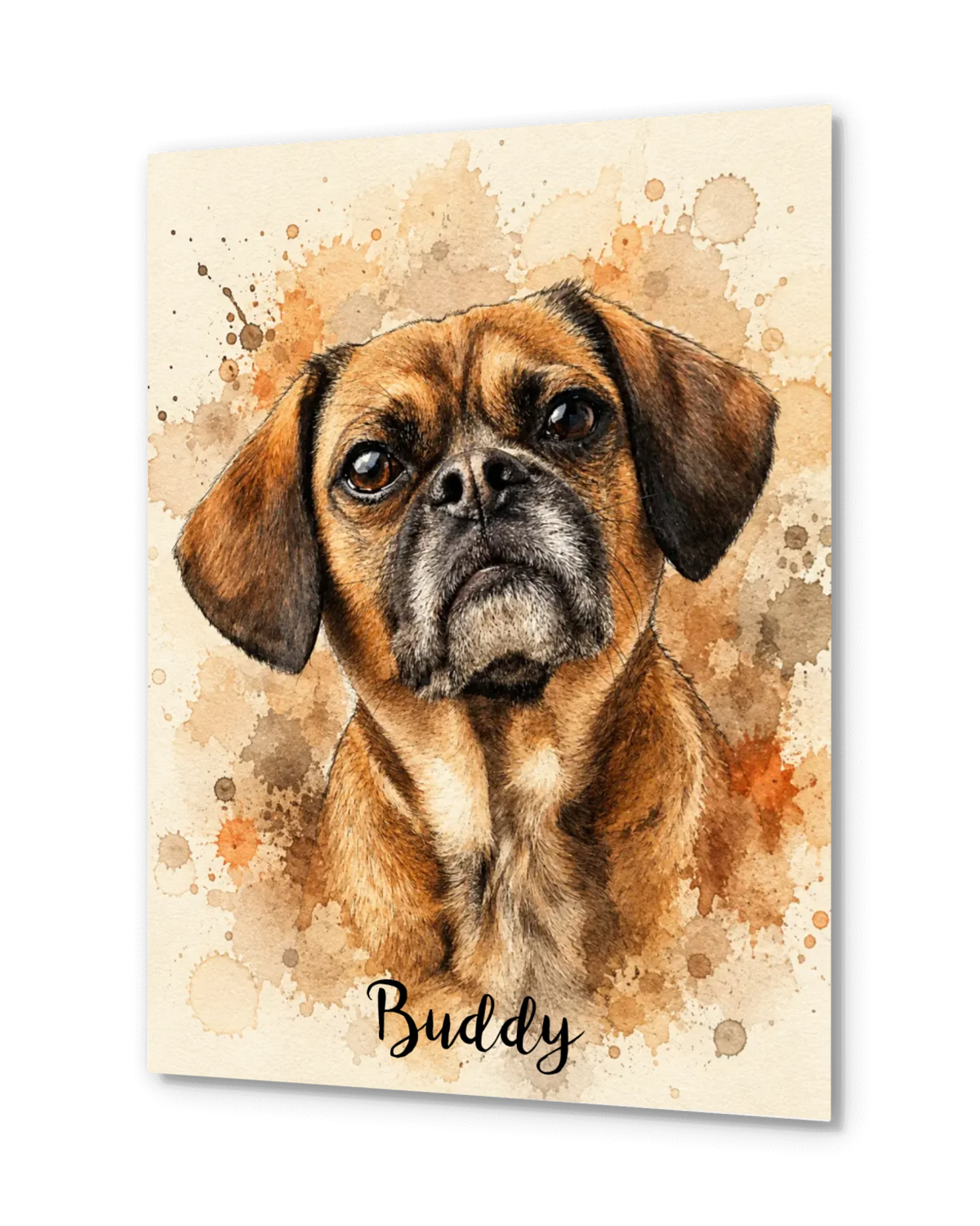 Personalized Poster - Premium Hand-Painted Watercolor Portrait