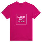 Designa din egen t-shirt med tryck | Robust unisextröja med rund hals