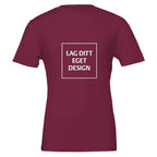 Premium unisex-t-shirt med rund hals | Designa din egen med eget tryck