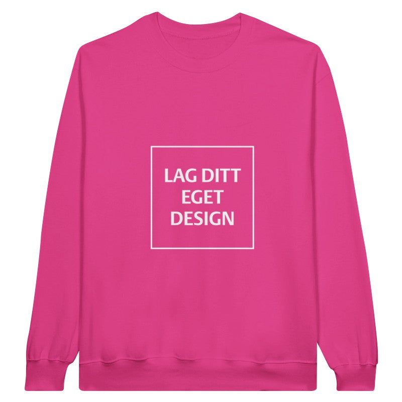 Personlig college-tröja med eget tryck | Designa din egen logotröja