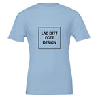 Premium unisex-t-shirt med rund hals | Designa din egen med eget tryck