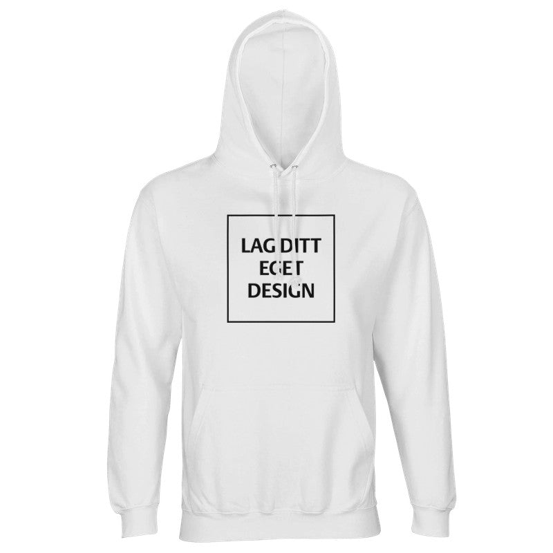 Designa din egen återvunna unisexhoodie | Personligt tryck