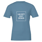 Premium unisex-t-shirt med rund hals | Designa din egen med eget tryck