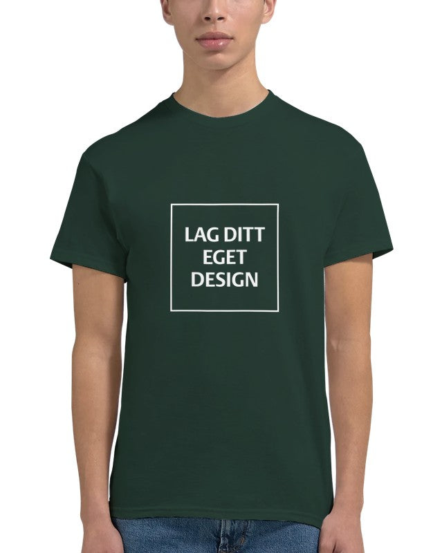 Designa din egen t-shirt med tryck | Robust unisextröja med rund hals