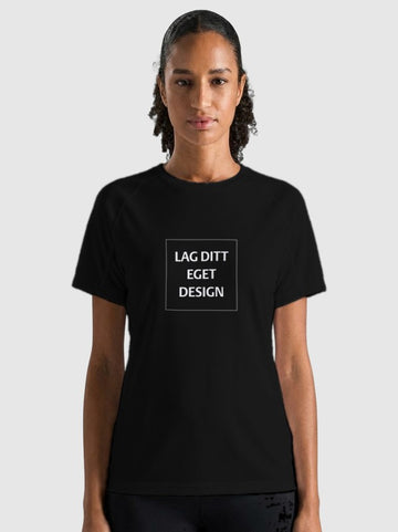 Ultralätt Teknisk Dam-T-shirt med Eget Tryck | Figursydd Sport