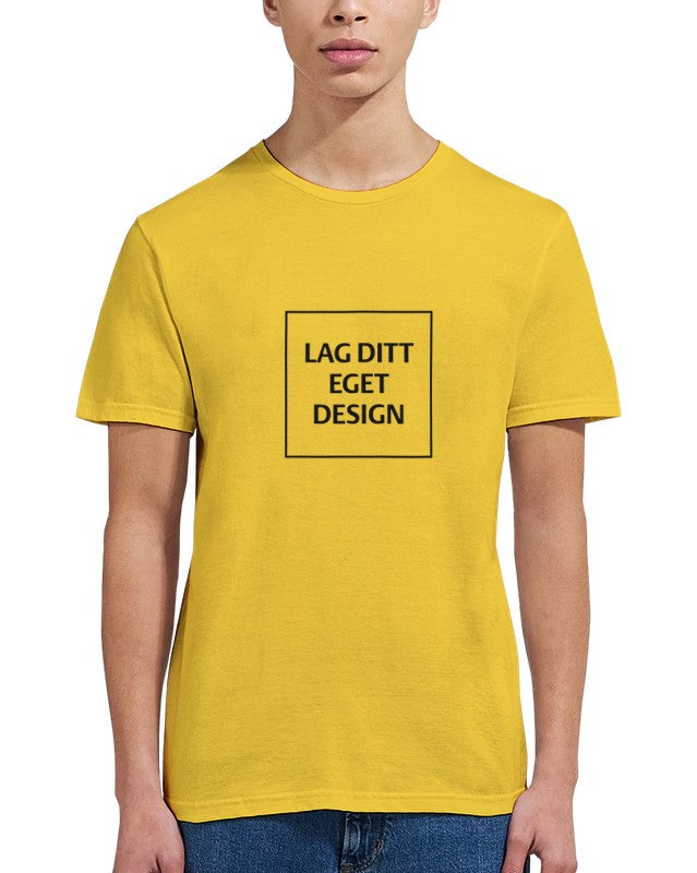 Klassisk unisex-t-shirt med rund hals för eget tryck | Designa din egen t-shirt
