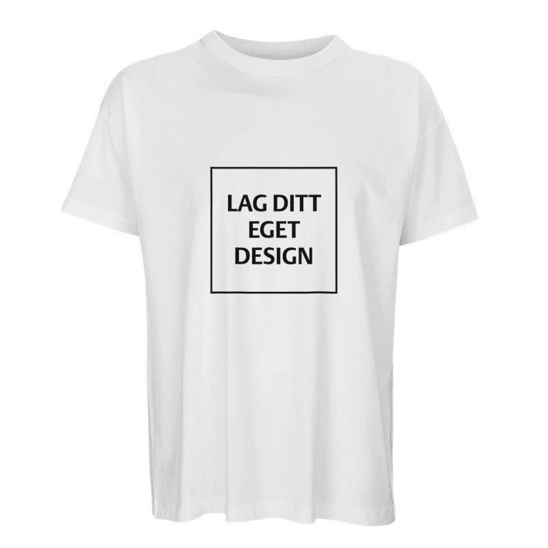Ekologisk oversized T-shirt för män | Designa din egen T-shirt med tryck