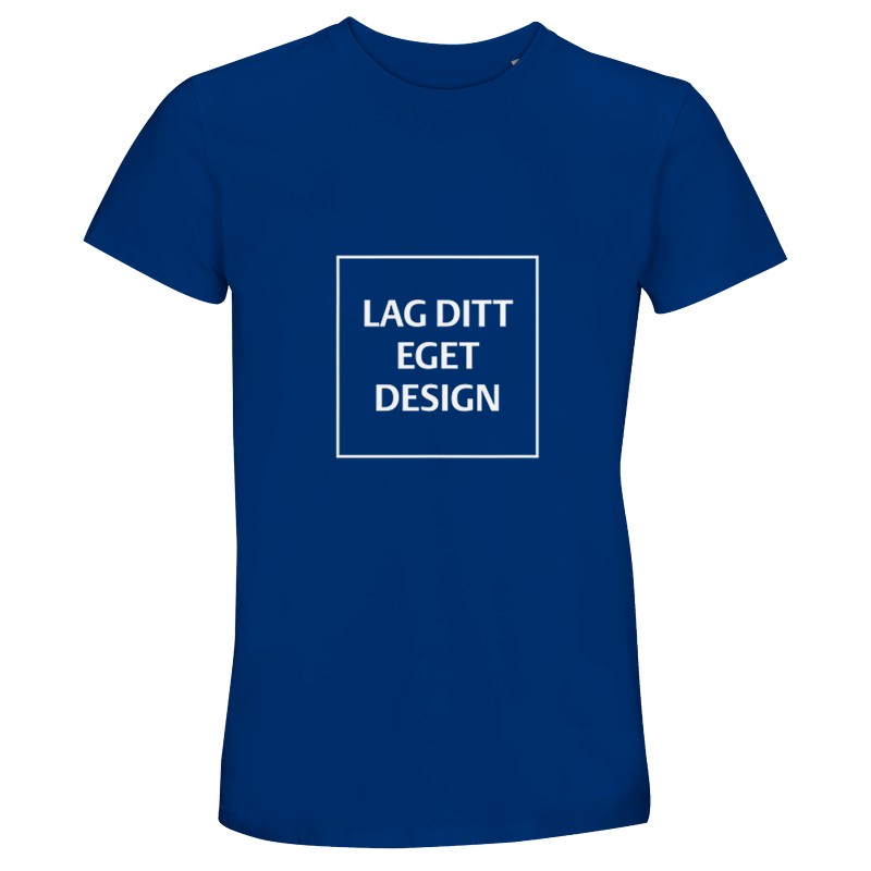 Återvunnen unisex-T-shirt med rund hals | Designa din egen T-shirt med tryck