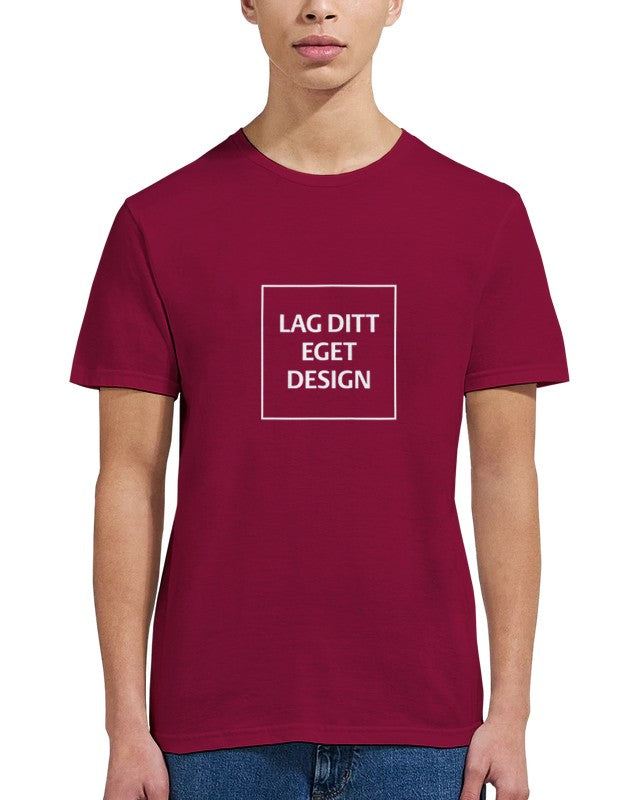 Klassisk unisex-t-shirt med rund hals för eget tryck | Designa din egen t-shirt