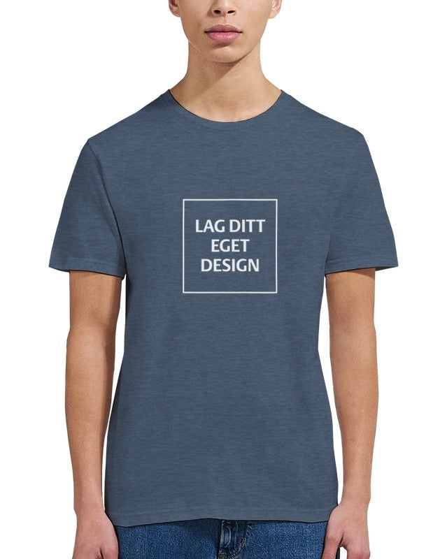Klassisk unisex-t-shirt med rund hals för eget tryck | Designa din egen t-shirt