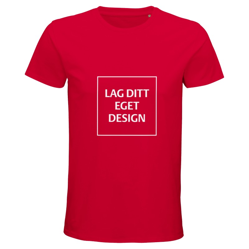 Ekologisk herr-t-shirt | Designa din egen med tryck