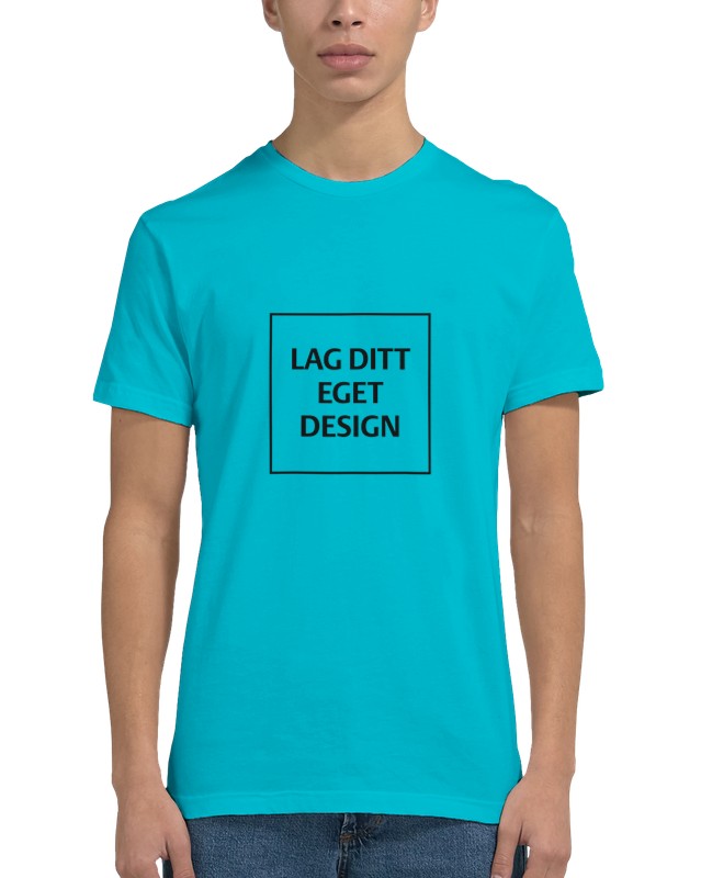 Figursydd herr-t-shirt | Designa med eget tryck