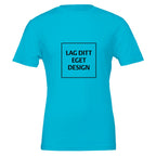 Premium unisex-t-shirt med rund hals | Designa din egen med eget tryck