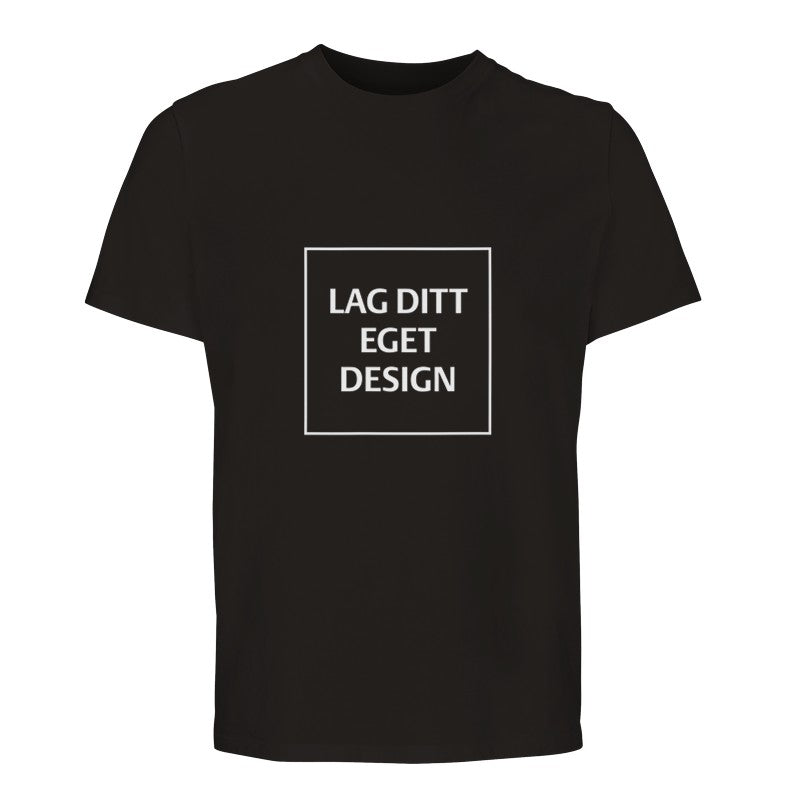 Designa din egen ekologiska unisex-T-shirt | T-shirt med eget tryck
