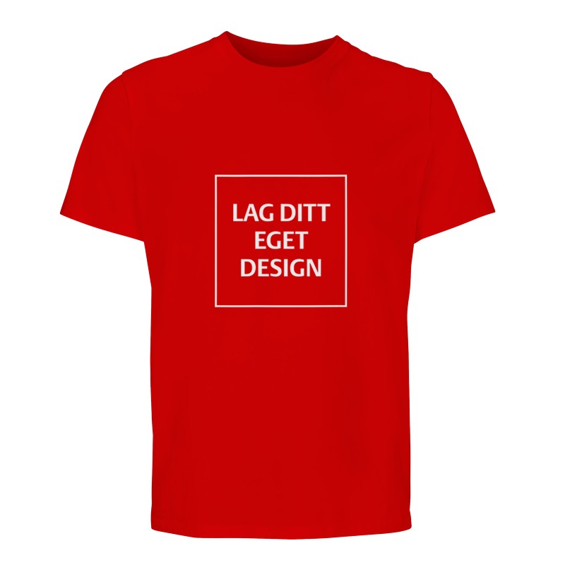 Designa din egen ekologiska unisex-T-shirt | T-shirt med eget tryck