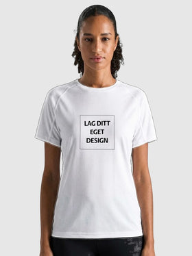 Ultralätt Teknisk Dam-T-shirt med Eget Tryck | Figursydd Sport