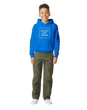 Mjuk Huvtröja för Ungdom med Eget Tryck | Midweight Fleece Hoodie