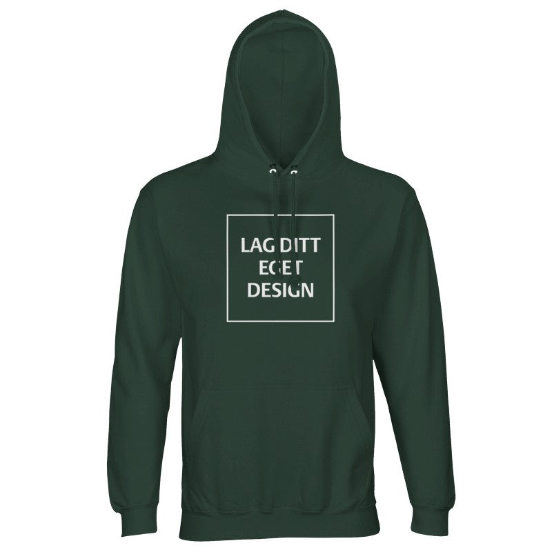 Designa din egen återvunna unisexhoodie | Personligt tryck