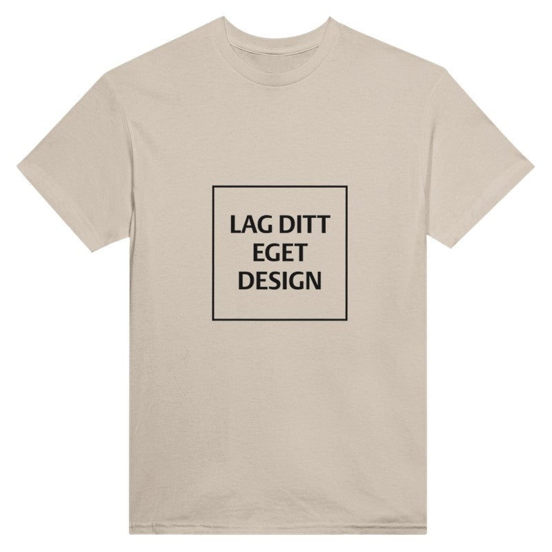 Designa din egen t-shirt med tryck | Robust unisextröja med rund hals