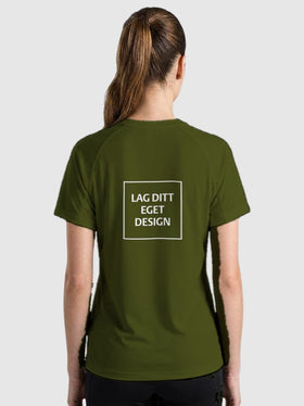 Ultralätt Teknisk Dam-T-shirt med Eget Tryck | Figursydd Sport