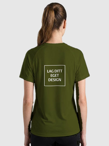 Ultralätt Teknisk Dam-T-shirt med Eget Tryck | Figursydd Sport