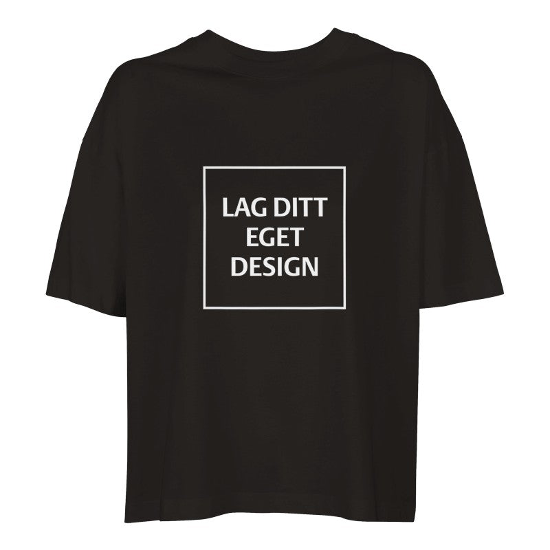 Ekologisk oversized-T-shirt för kvinnor | designa din egen T-shirt med tryck