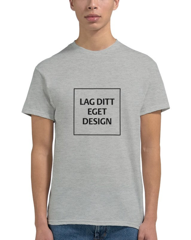 Designa din egen t-shirt med tryck | Robust unisextröja med rund hals