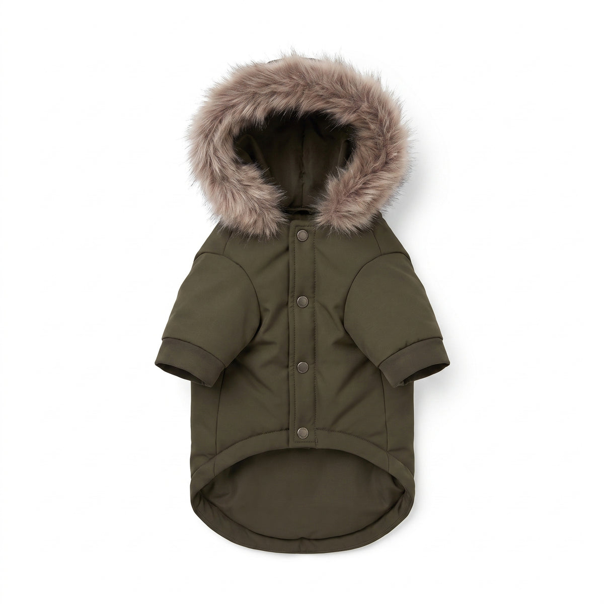 Varm Parkas till Hund med Eget Tryck | Vinterjacka för Hund