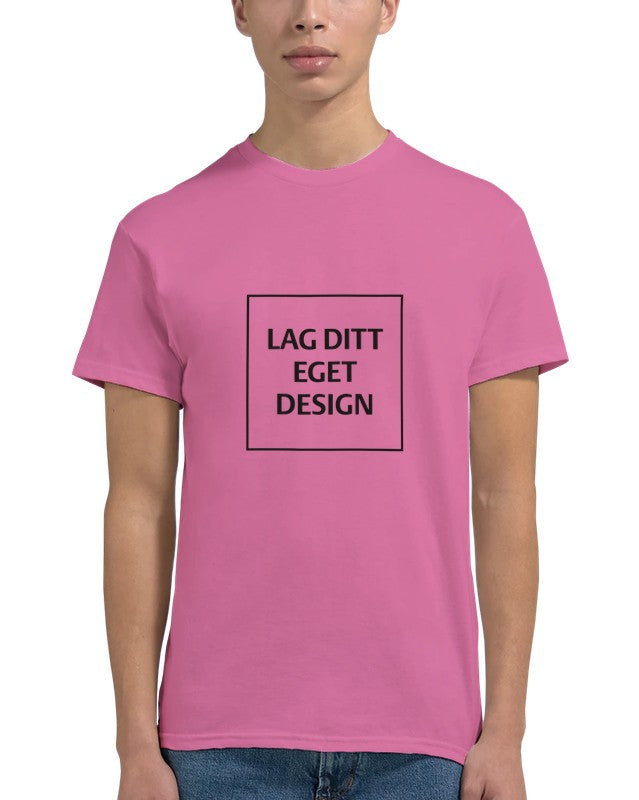 Designa din egen t-shirt med tryck | Robust unisextröja med rund hals