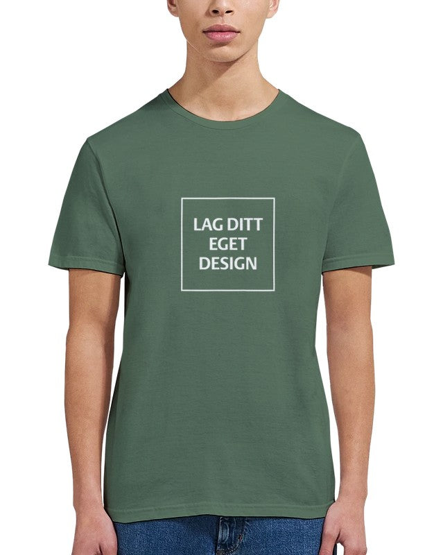 Klassisk unisex-t-shirt med rund hals för eget tryck | Designa din egen t-shirt