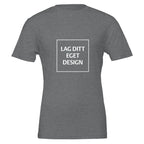 Premium unisex-t-shirt med rund hals | Designa din egen med eget tryck