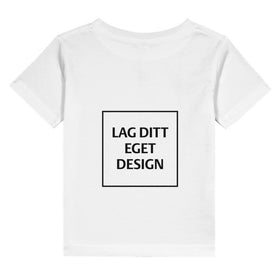 Klassisk T-shirt för Småbarn i Bomullsjersey med Eget Tryck