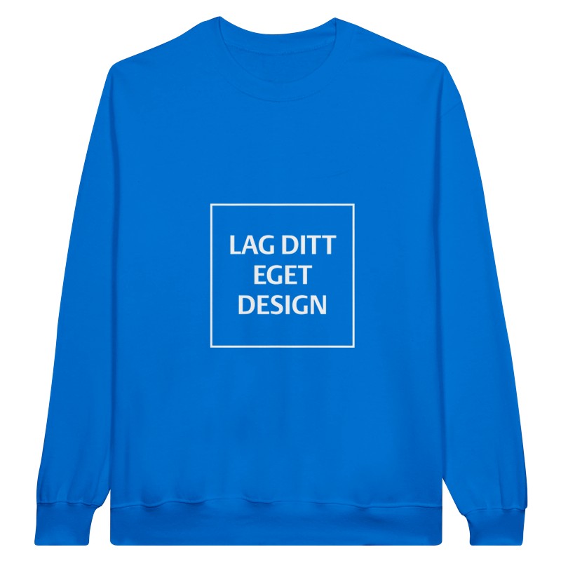 Personlig college-tröja med eget tryck | Designa din egen logotröja
