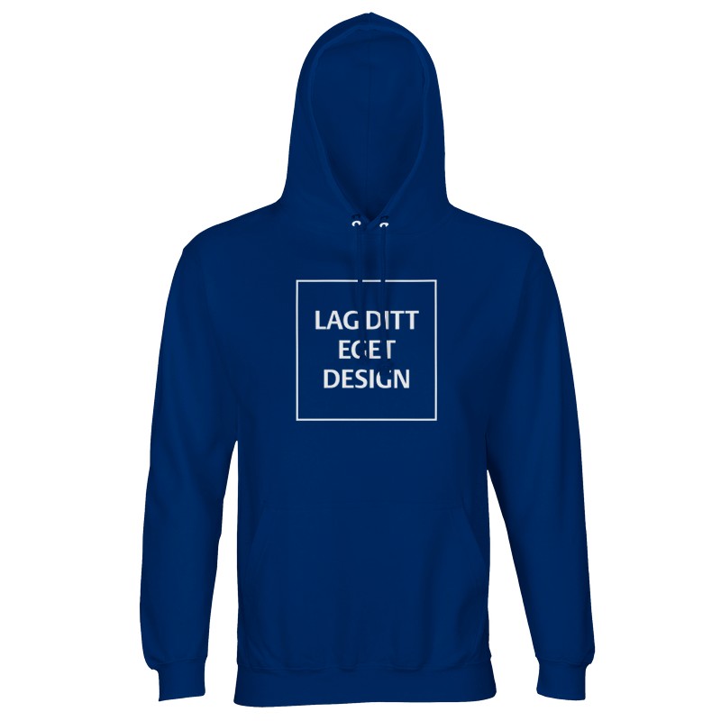 Designa din egen återvunna unisexhoodie | Personligt tryck