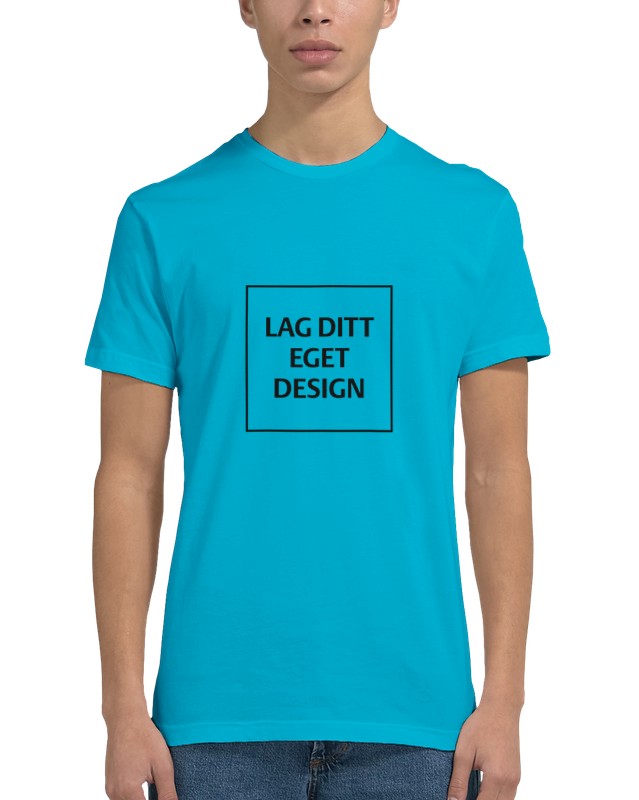 Figursydd herr-t-shirt | Designa med eget tryck