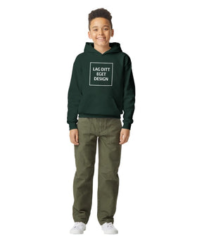 Mjuk Huvtröja för Ungdom med Eget Tryck | Midweight Fleece Hoodie