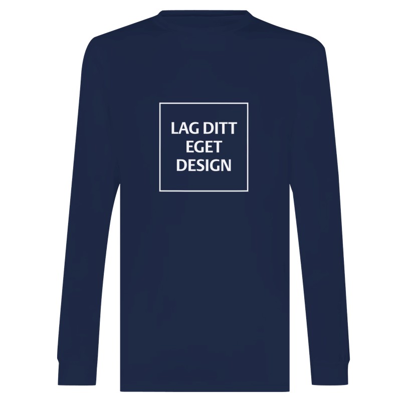 Premium långärmad T-shirt med eget tryck