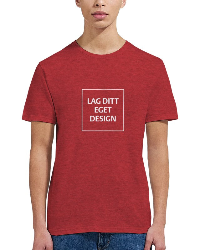Klassisk unisex-t-shirt med rund hals för eget tryck | Designa din egen t-shirt