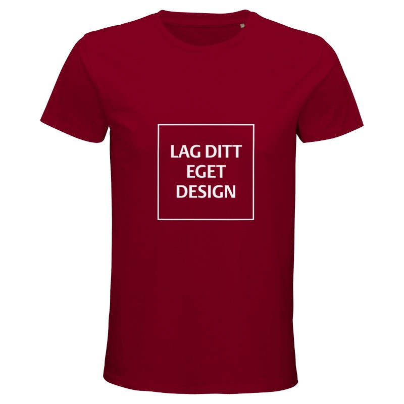 Ekologisk herr-t-shirt | Designa din egen med tryck