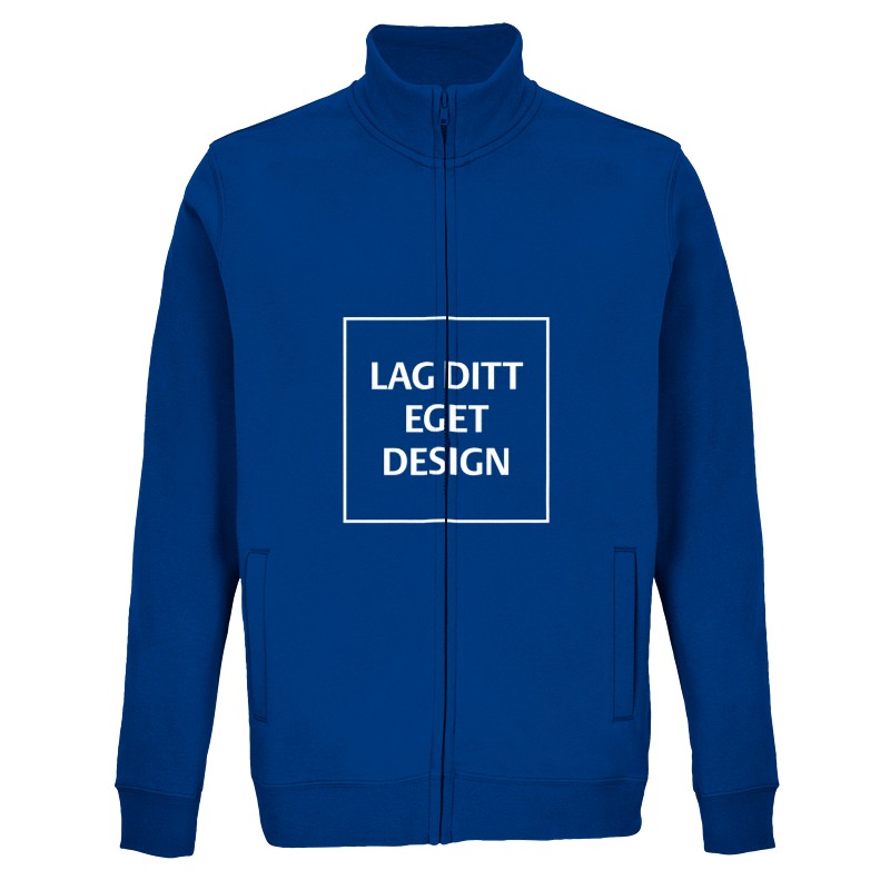 Designa din egen tröja med dragkedja | Personligt tryck på sweatshirt med hel dragkedja