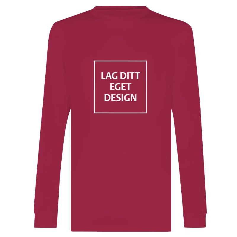 Premium långärmad T-shirt med eget tryck