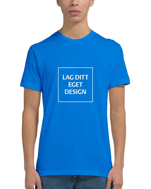 Figursydd herr-t-shirt | Designa med eget tryck