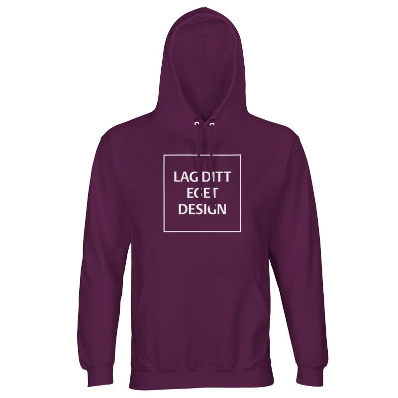 Designa din egen återvunna unisexhoodie | Personligt tryck